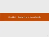 高中政治人教版必修1课件：综合探究2 做好就业与自主创业的准备