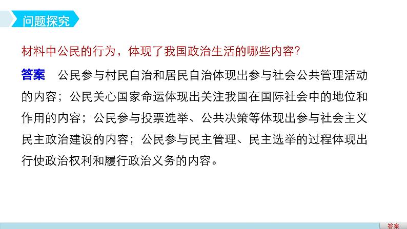 高中政治人教版必修二同步课件:1.3 政治生活:自觉参与07