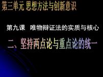 政治思品必修4 生活与哲学2 用对立统一的观点看问题课文内容课件ppt