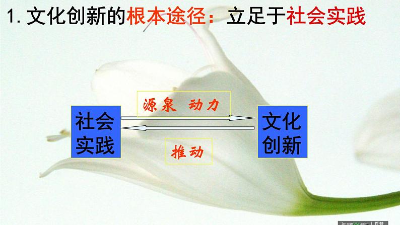 高中政治人教版必修三文化生活5.2文化创新的途径课件03