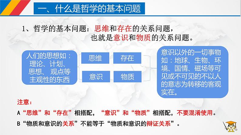 课件PPT 1.2 哲学的基本问题(课件)-【上好政治课】2020-2021学年高二上学期必修四同步备课系列(新教材部编版)第6页