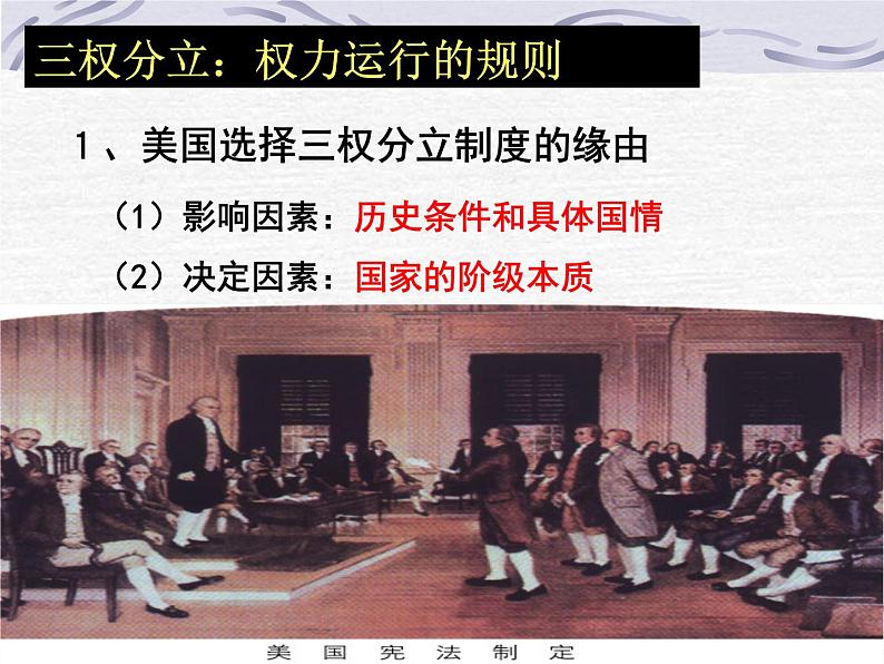 高中政治课件:美国的三权分立03