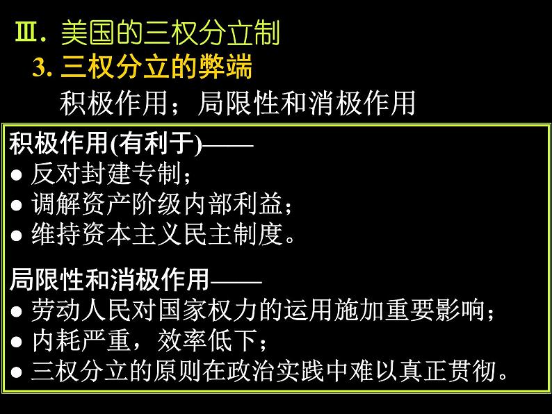 高中政治课件:美国的三权分立06