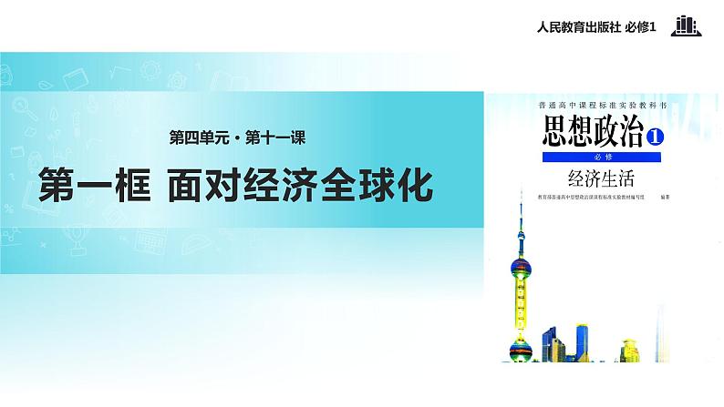 【教学课件】《面对经济全球化》(人教)01