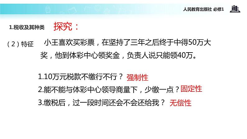 【教学课件】《征税与纳税》(人教)07