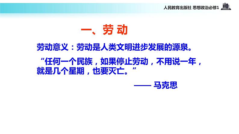 【教学课件】《新时代的劳动者》(思想政治人教必修1)06