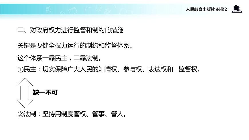 【教學(xué)課件】《4.2 權(quán)力的行使：需要監(jiān)督》（人教）第5頁(yè)