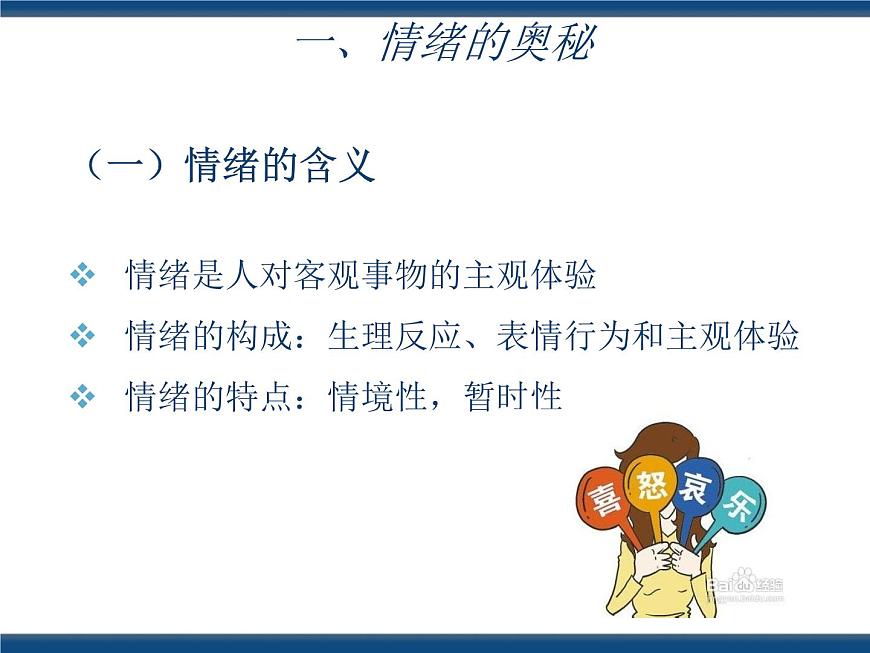 人教版（中職）心理健康 2.2 認(rèn)識(shí)情緒 管理情緒 課件第6頁