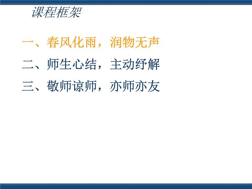 人教版（中職）心理健康 3.3 尊敬師長 和諧校園 課件第2頁