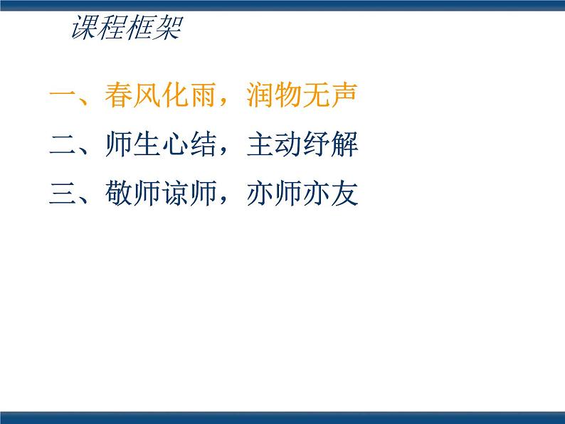人教版(中职)心理健康 3.3 尊敬师长 和谐校园 课件02