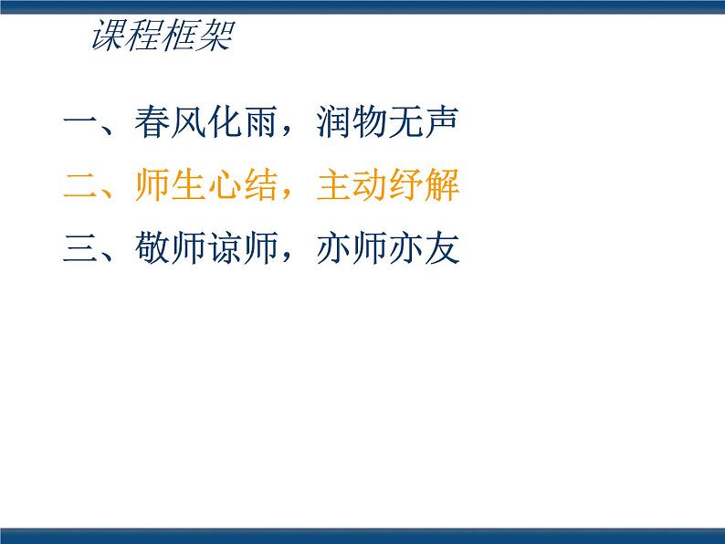 人教版(中职)心理健康 3.3 尊敬师长 和谐校园 课件07