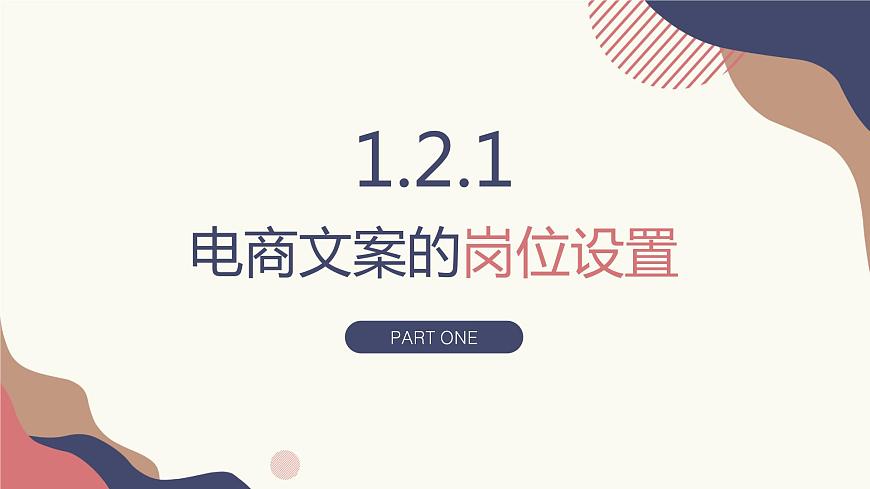 1.2.1、1.2.2、1.2.3電商文案崗位的設(shè)置；電商文案崗位能力要求 課件第2頁