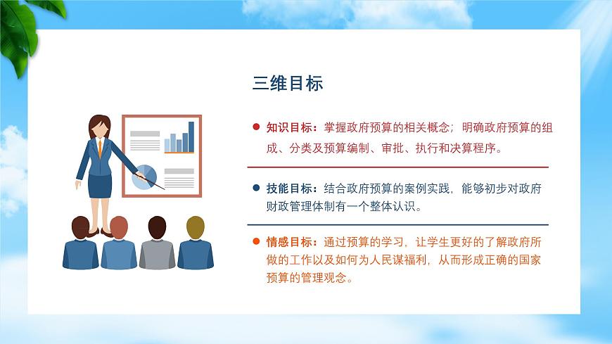 任務(wù)4.1 認(rèn)識(shí)政府預(yù)算（教學(xué)課件）《財(cái)政與金融基礎(chǔ)知識(shí)》高教社（第四版）同步精品課堂第2頁(yè)