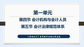 中职专业课通用版基础会计（高教第五版）一、 会计机构课文课件ppt