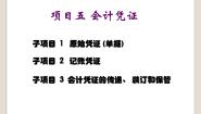 中职通用版第四章 会计凭证背景图ppt课件