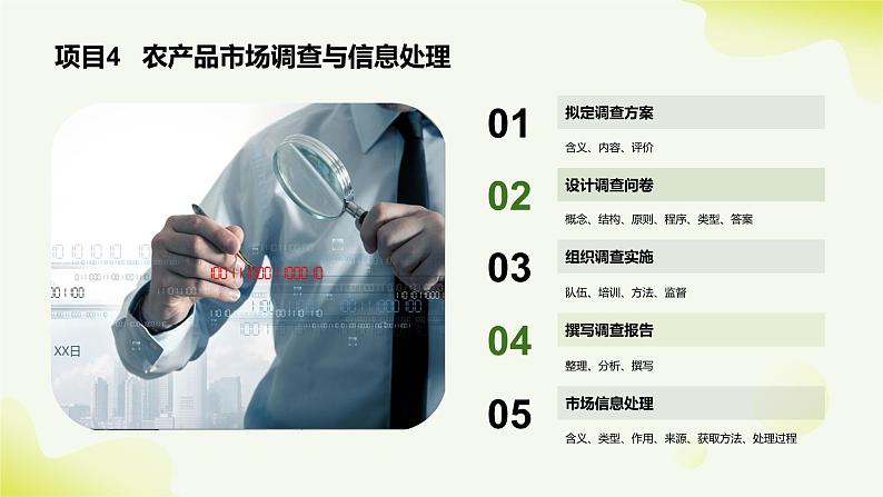《农产品营销实务》课件 项目4 农产品市场调查与信息处理02