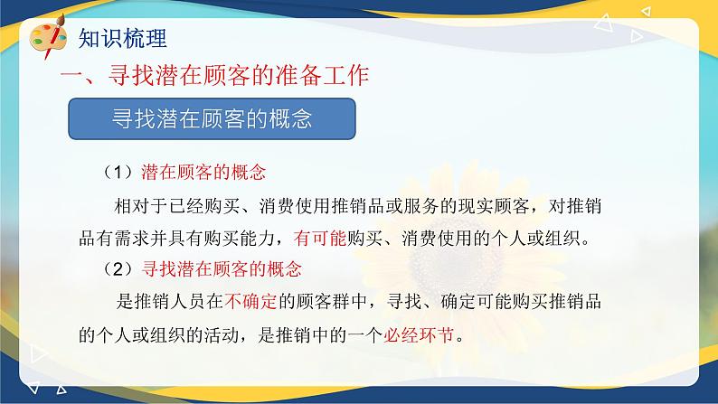 专题四寻找潜在顾客(课件)职教高考市场营销专业《推销实务》05