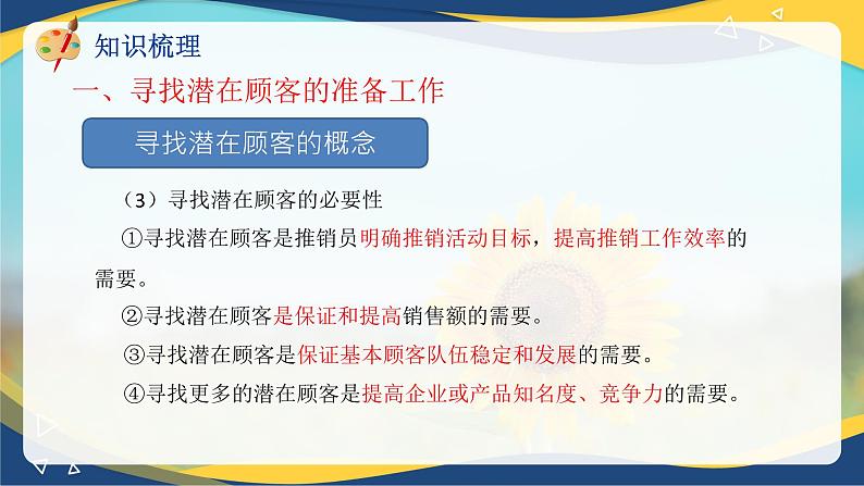 专题四寻找潜在顾客(课件)职教高考市场营销专业《推销实务》06