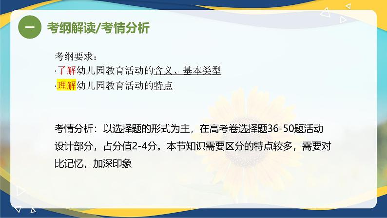 专题1 幼儿园教育活动概述(课件)-《幼儿园教育活动设计与指导》(高教社第二版)高考备考(山东省)第3页