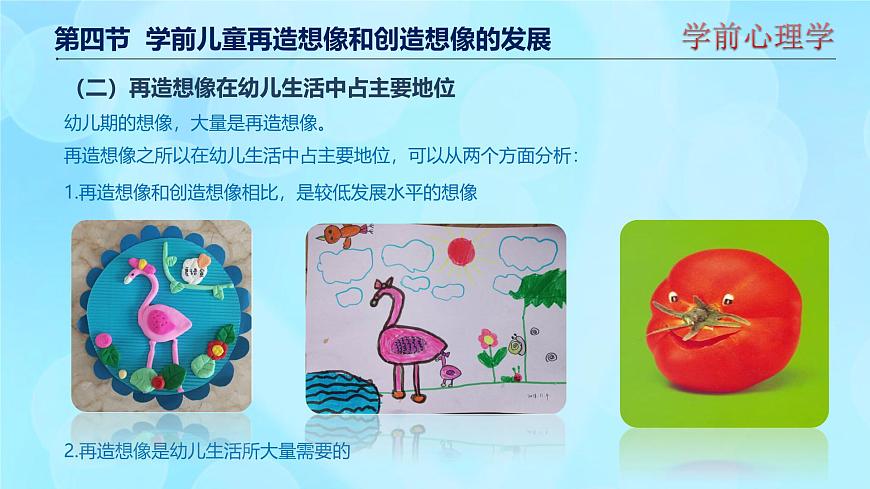 學(xué)前心理學(xué)00384 第六章 第四節(jié) 學(xué)前兒童再造想像和創(chuàng)造想像的發(fā)展PPT課件第7頁
