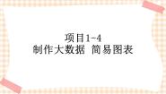 中职信息技术苏教版（2021）第二册项目1-4 制作大数据简易图表完整版课件ppt