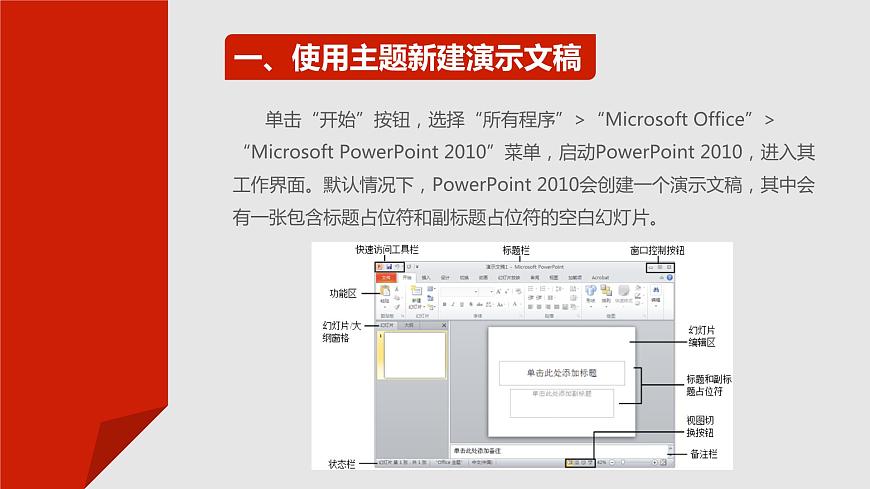 項(xiàng)目五  使用PowerPoint 2010制作演示文稿課件PPT第5頁(yè)