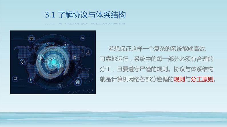 10高教版 中职 信息技术 计算机网络技术 第三章 计算机网络技术基础 3.2ISO OSI参考模型课件PPT01