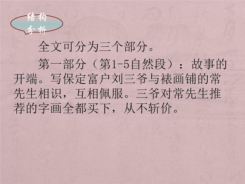 (人教版)中职语文基础模块上册同步课件:第5课《绝品》第5页
