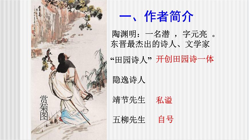 《歸園田居(其一)》課件第2頁