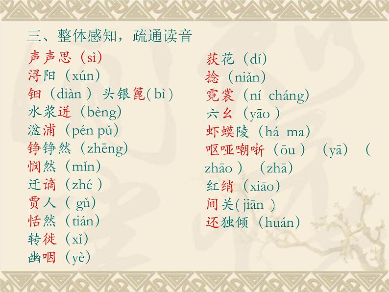 高教版(中职)语文基础模块 下册《琵琶行》课件07