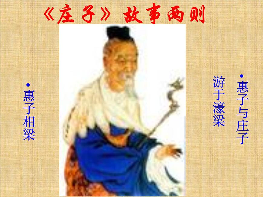 莊子和惠子游于濠梁之上 課件第1頁
