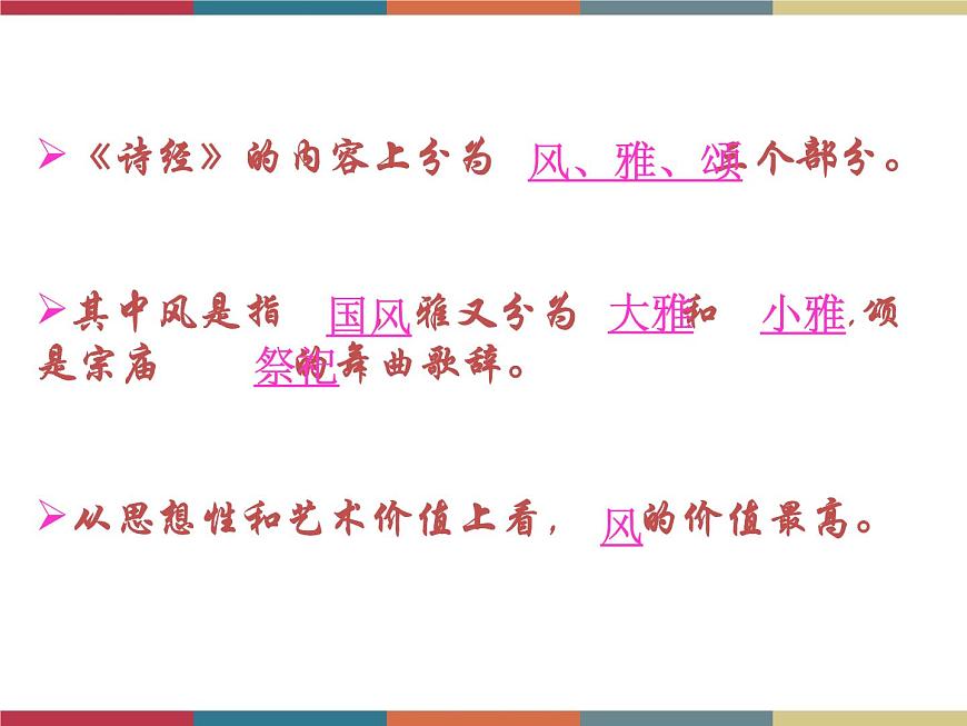 高教版中職高一語文基礎(chǔ)模塊下冊 第1單元 古詩詞《桃夭》課件第3頁
