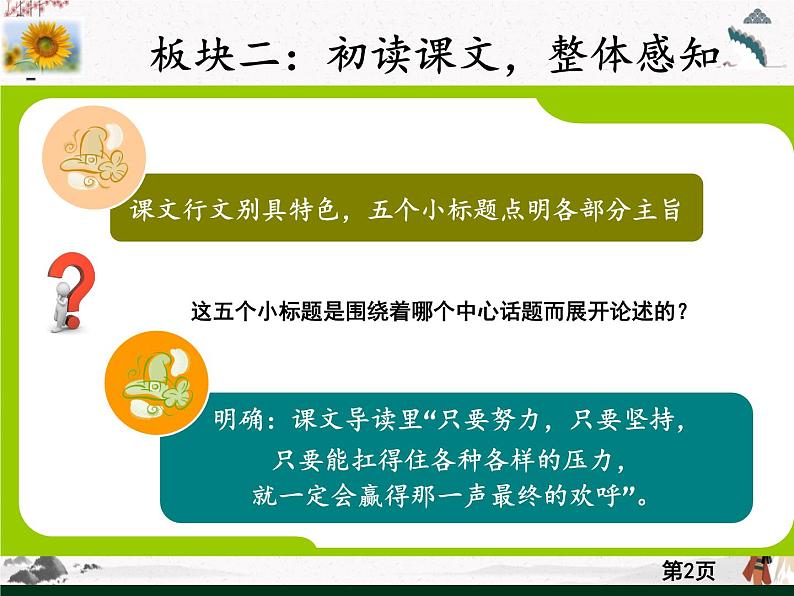人教版中职语文基础模块下册 第12课《看吧!我终于办到了》课件第3页