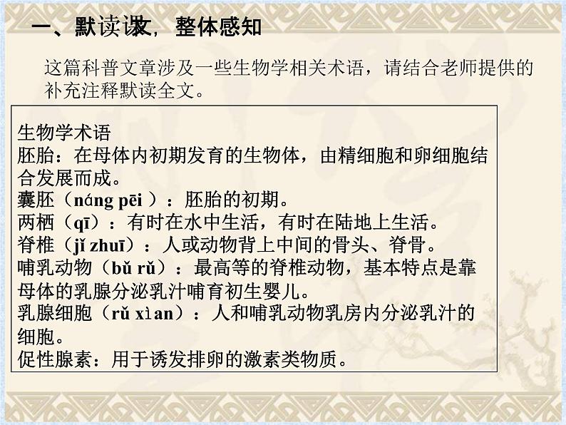 中职语文基础模块下册第二单元奇妙的克隆PPT课件05