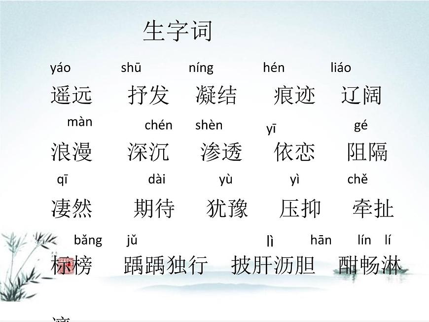 中職語文版基礎(chǔ)模塊上冊《新疆的歌》PPT課件第6頁