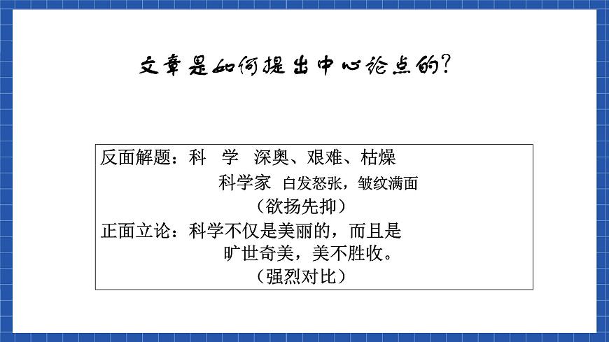 高教版（中職）語(yǔ)文基礎(chǔ)模塊下冊(cè)《科學(xué)是美麗的》課件第8頁(yè)