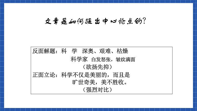高教版(中职)语文基础模块下册第5课《科学是美丽的》课件08
