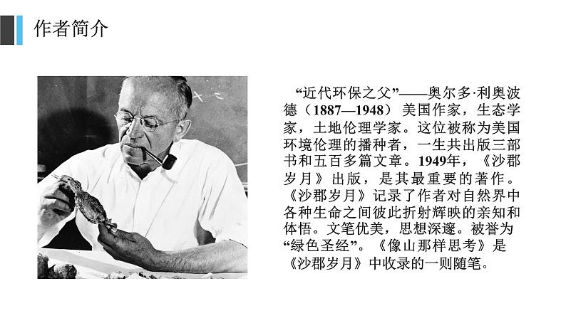 《像山那样思考》课件 高教版中职语文基础模块上册第4页