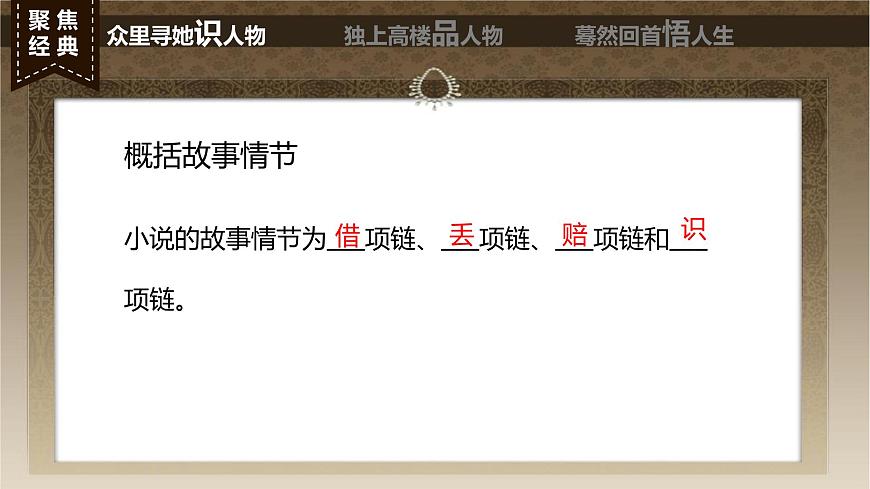 【中職專用】高中語文 高教版·基礎(chǔ)模塊上冊   十  《項(xiàng)鏈》教學(xué)課件第5頁