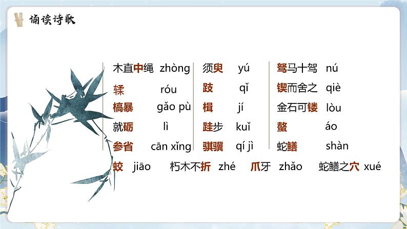 《劝学》课件高教版(2023)中职语文基础模块上册第6页
