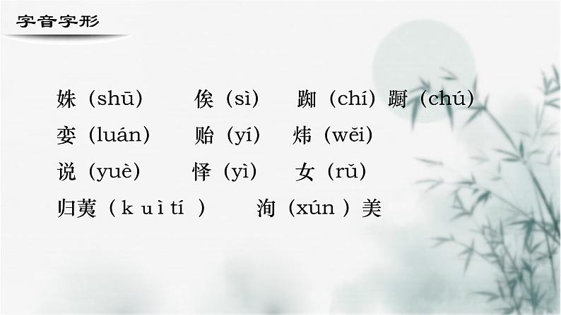 【重点课文复习】2024年中职高考语文 一轮复习之重点篇目 17.《静女》(精讲课件)-讲练课件第6页