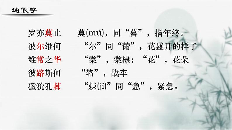 【重点课文复习】2024年中职高考语文 一轮复习之重点篇目 18.《采薇》(精讲课件)-讲练课件第5页