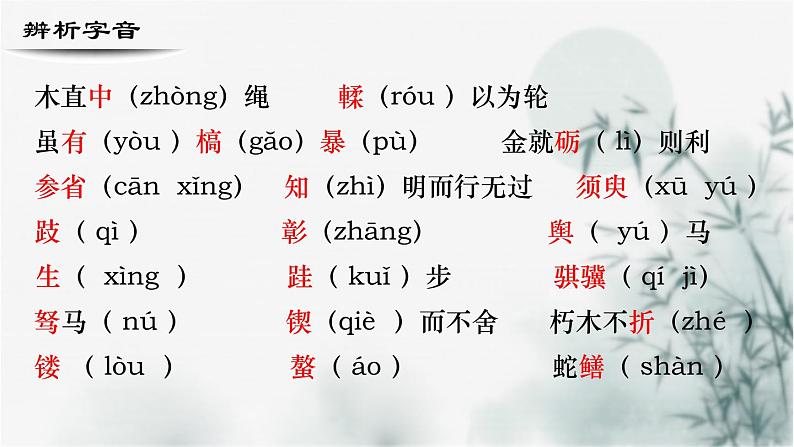 【重点课文复习】2024年中职高考语文 一轮复习之重点篇目 19.《劝学》(精讲课件)-讲练课件第5页