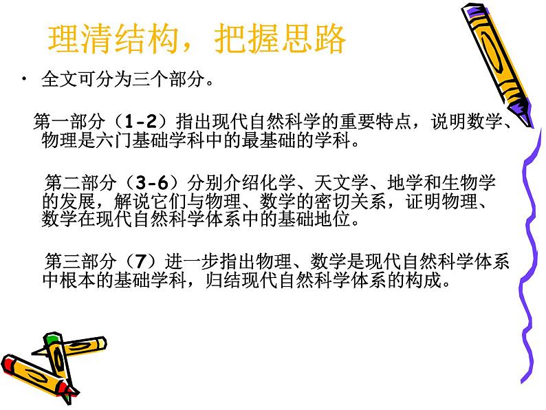 【人教版】中职语文拓展模块:第5课《现代自然科学中的基础学科》课件(4)07