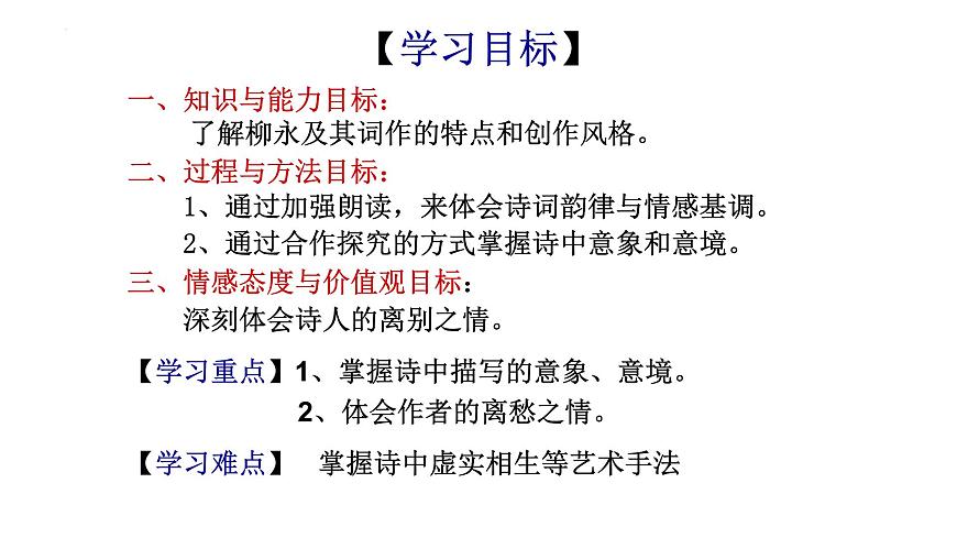 古詩(shī)詞誦讀《雨霖鈴》（課件）-【中職專用】高二語(yǔ)文同步精品課件（高教版2023·職業(yè)模塊）第3頁(yè)