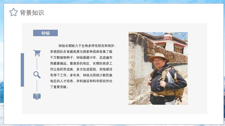 中職語(yǔ)文部編高教版2023職業(yè)模塊1.3《探界者鐘楊》教學(xué)課件ppt第5頁(yè)