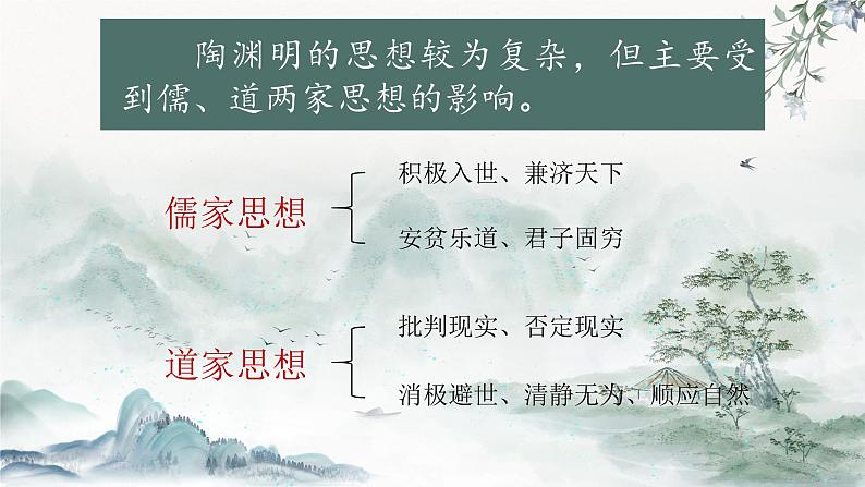 【公开课可用】中职语文高教版基础模块上册 《归园田居》《山居秋暝》(课件)第6页