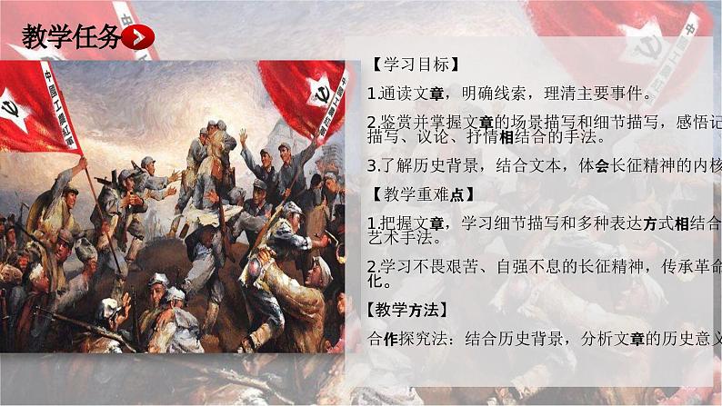 1.3《长征胜利万岁》-2023-2024学年高一语文下学期优质教学特色课件(高教版2023·基础模块下册)第1页