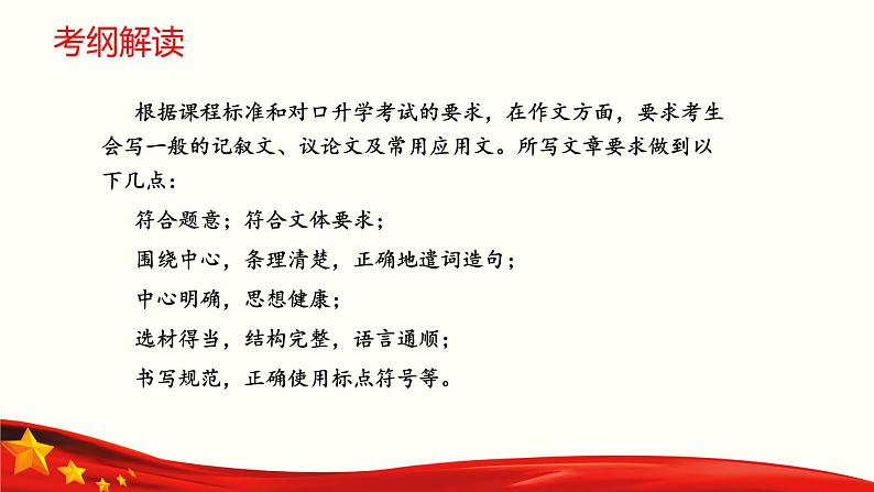 专题:作文(讲)-【中职专用】2025年中职高考语文二轮复习专项突破04