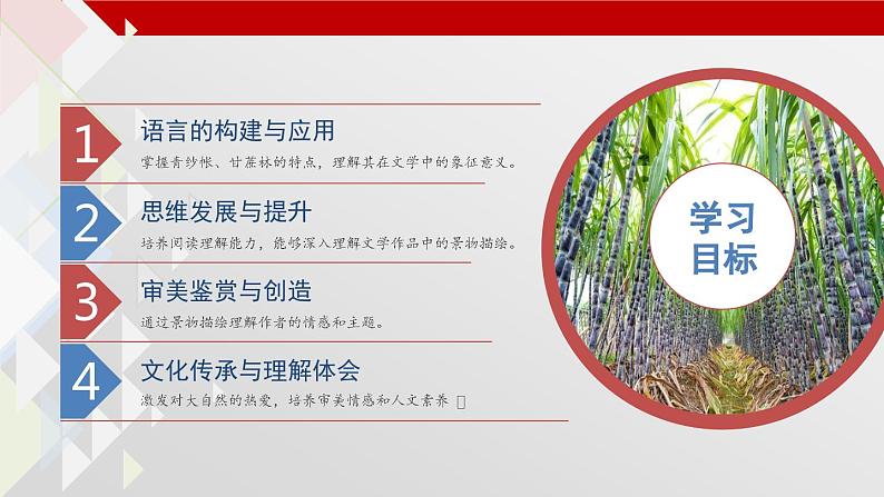 《青纱帐——甘蔗林》课件-【中职专用】高一语文第3页